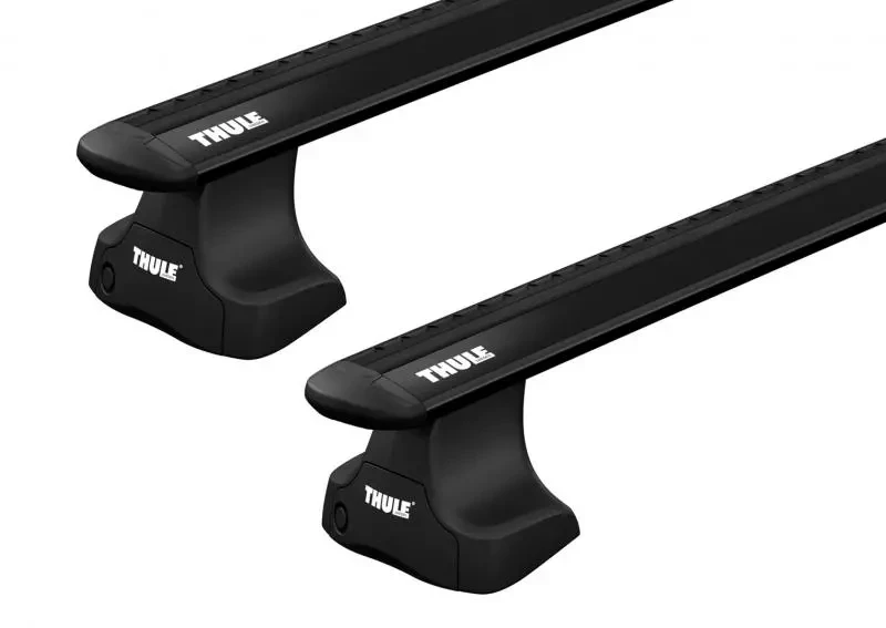 Buy The trunk on a smooth Thule Wingbar Evo Rapid Black for Volkswagen Golf (MKV-MKVI) (Hatchbek) 2003-2012 (Th 7113b-754-1323)