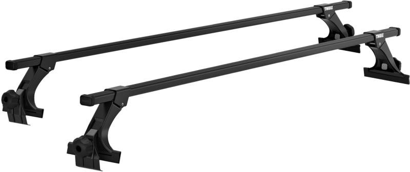 Купити Багажник на водостоки (15см) Thule Squarebar Evo для Lada 2108; 2109; 21099; 2115 (mkI) 1984-2014 (TH 7121-951)