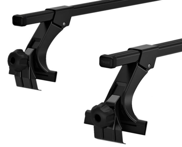 Купить Багажник на водостоки (15см) Thule Squarebar Evo (1.18 м) (TH 7122-951)