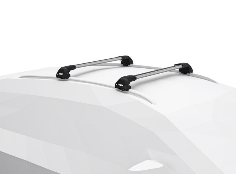 Купити Багажник на интегрированные рейлинги Thule Edge Wingbar для Kia Carens (mkIII) 2013-2019 (TH 7214-7214-7206-6061)