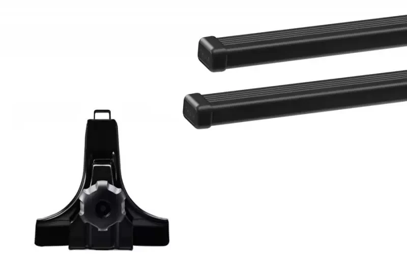 Купити Багажник на водостоки (15см) Thule Squarebar Evo для Lada 2108; 2109; 21099; 2115 (mkI) 1984-2014 (TH 7121-9512)