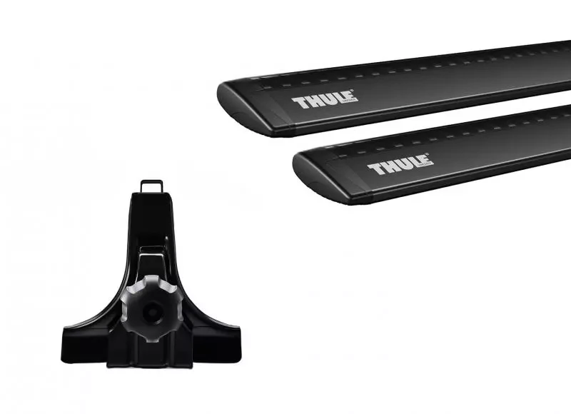 Buy Trunk on drains (15cm) Thule Wingbar Black for Lada 2108; 2109; 21099; 2115 (MKI) 1984-2014 (Th 960B-9512)