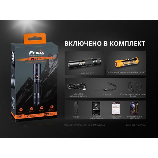 Buy Fenix ​​UC35 V20 Cree XP-L Hi V3