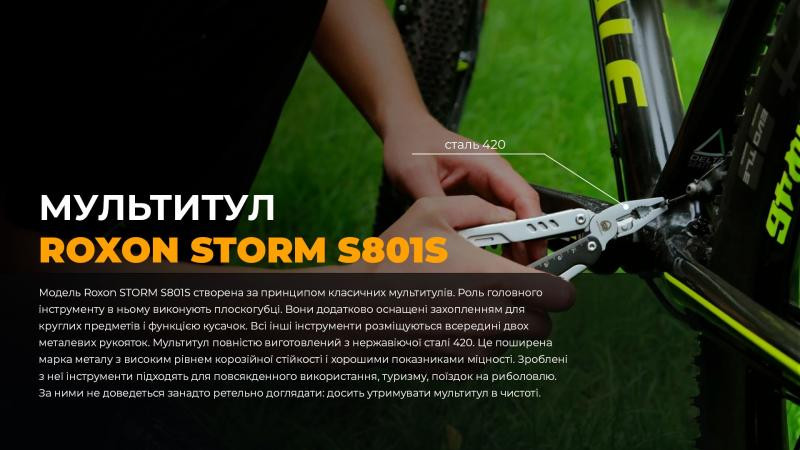 Купить Мультитул Roxon Storm S801S