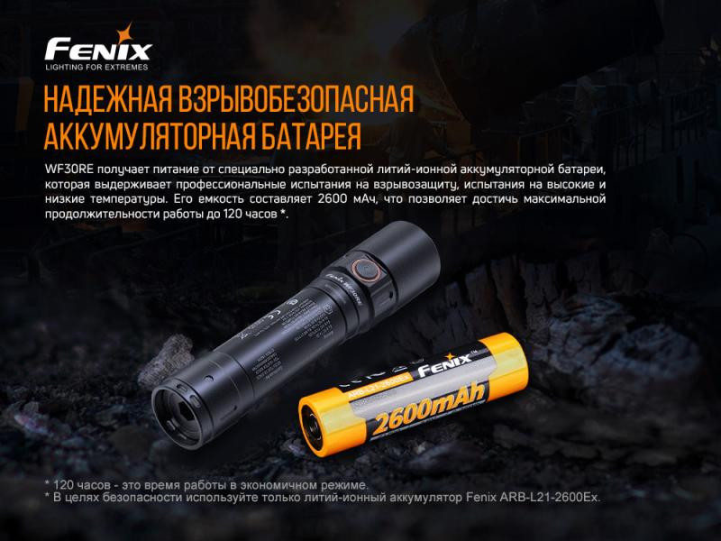 Buy Lantern manual explosive Fenix ​​WF30re