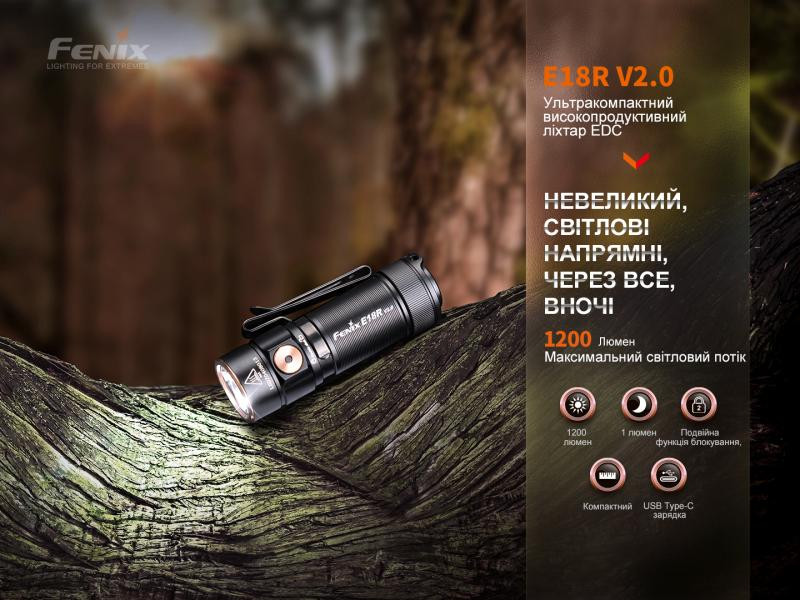 Buy Fenix ​​E18R V2.0 Lantern Fenix ​​E18r V2.0