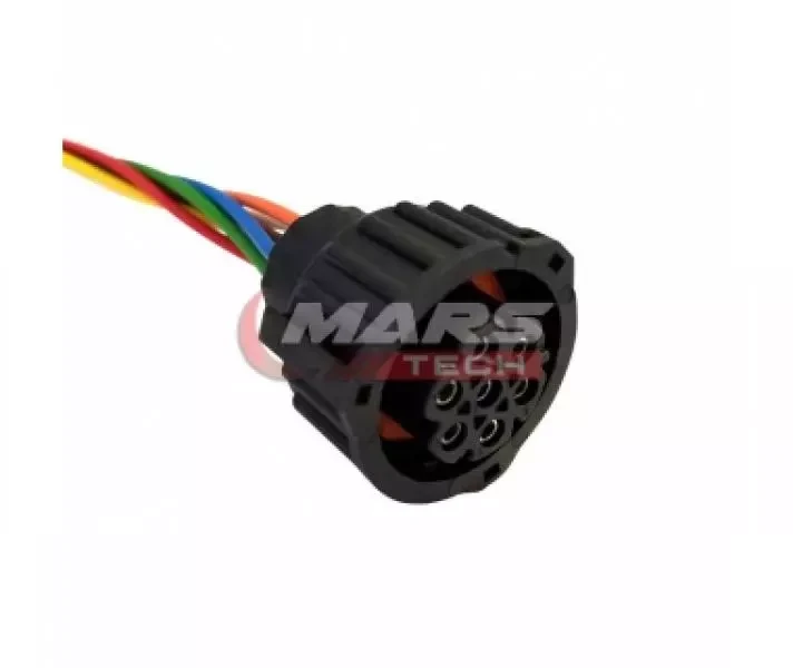 Купити Розетка для підключення ліхтаря причепа 7-pin Mars AMP 1.5 з проводами Туреччина AMP 1,5 Mars Mars AMP 1,5 Туреччина (2404680049)