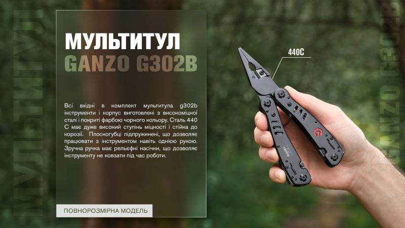 Buy Multi Tool Ganzo G302-B