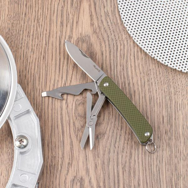 Купить Багатофункціональний ніж Ruike Criterion Collection S31 зелений