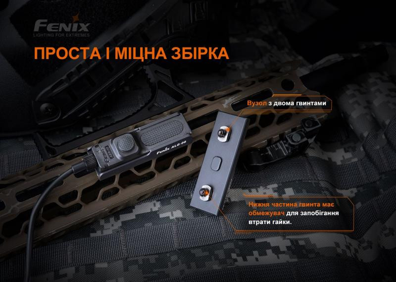 Купить Кріплення на зброю для виносної кнопки Fenix ALG-06