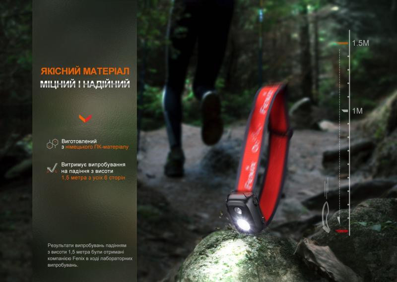 Купить Ліхтар налобний Fenix HL16 AAA рожевий