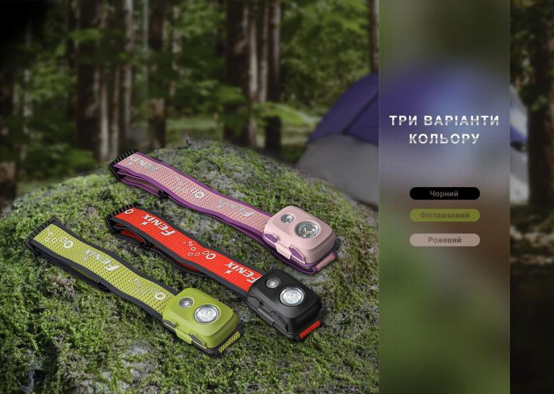 Купить Ліхтар налобний Fenix HL16 AAA рожевий