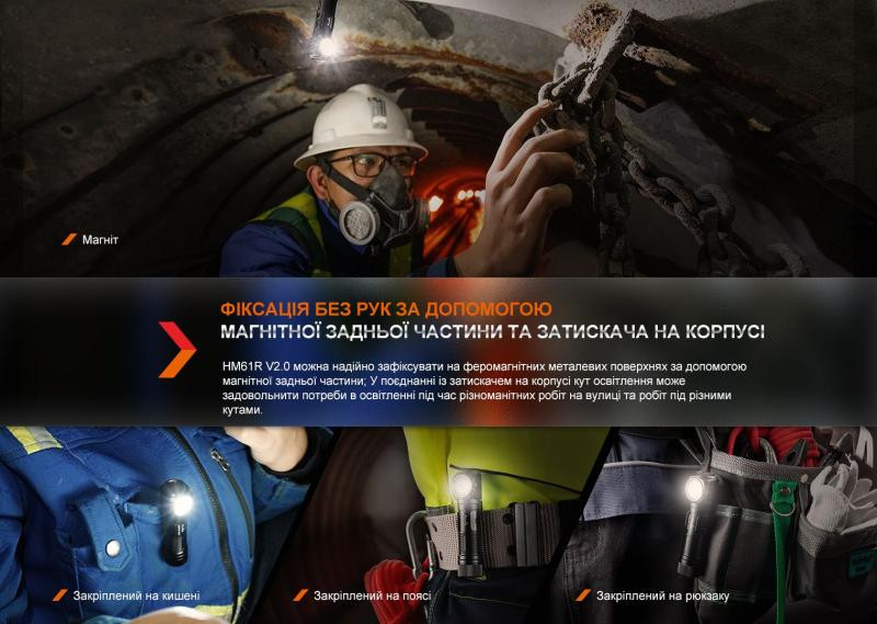 Купити Мультиліхтар Fenix HM61R V2.0