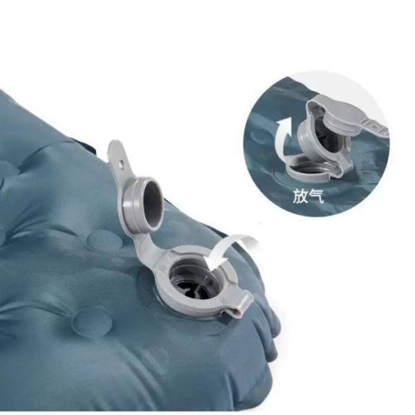 Купити Матрац надувний надлегкий Naturehike CNH22DZ018, із мішком для надування, прямокутний чорний 196 см