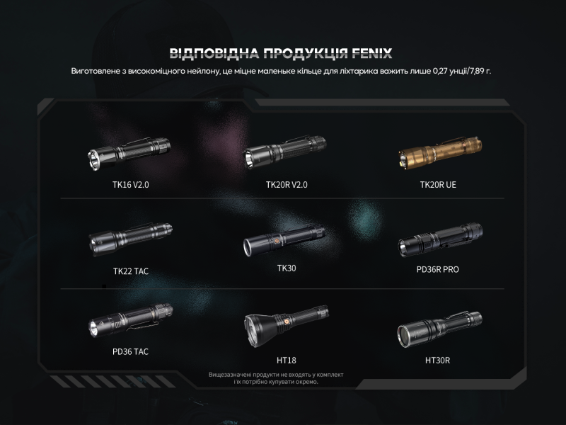 Купити Кільце тактичне для ліхтаря Fenix ALR-01