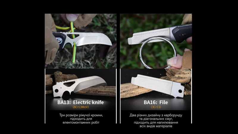 Купить Ніж складаний Roxon S502U, чорний