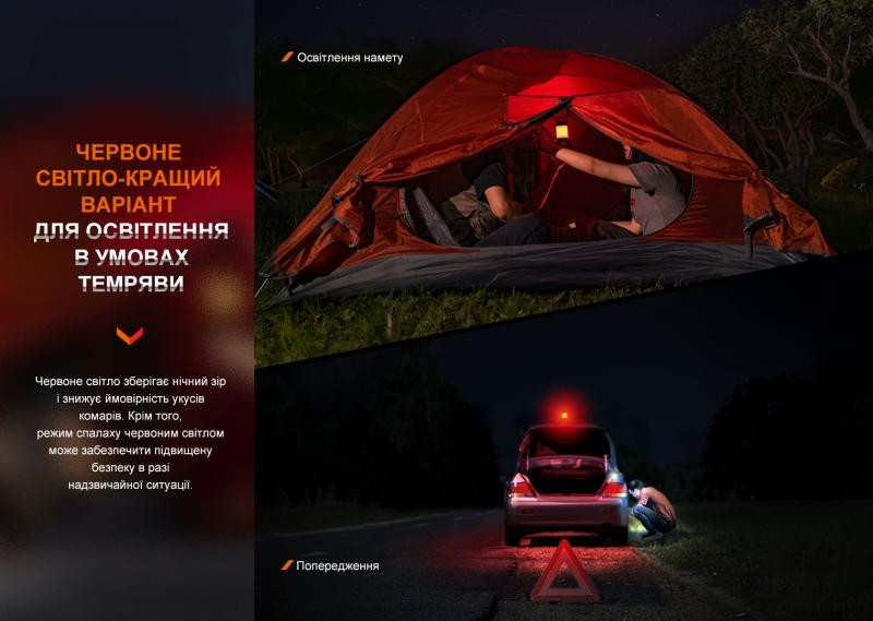 Купити Ліхтар кемпінговий Fenix CL26R Pro, мармуровий білий