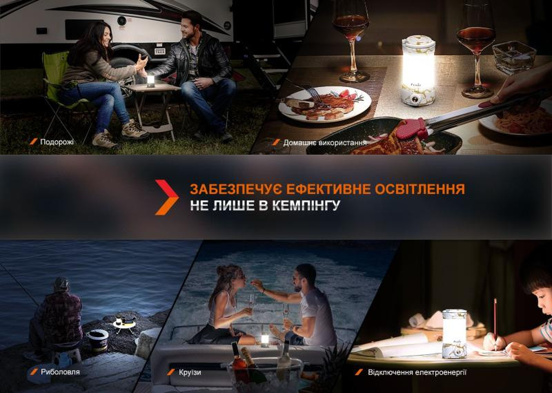 Купити Ліхтар кемпінговий Fenix CL26R Pro, мармуровий білий