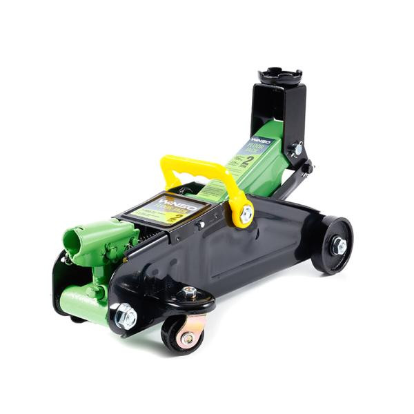 Купить Домкрат гидравлический, подкатной, 2т, 6 кг, высота 125-300мм, картонная упаковка