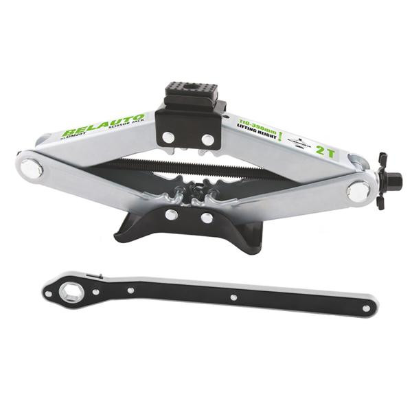 Купити Домкрат ромбовий Белавто 2т з трещіткою, гумова подушка, вис. підйому 120-413мм