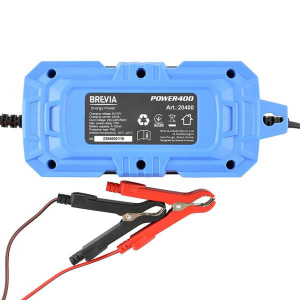 Купити Зарядний пристрій АКБ Brevia Power400 6V/12V, 4A