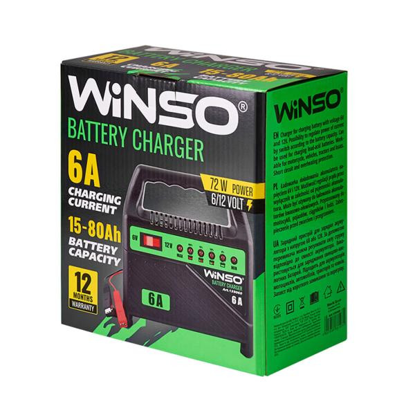 Купити Зарядний пристрій АКБ Winso 6/12V, 6A