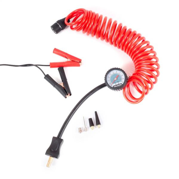 Купить Компрессор автомобильный Белавто ЗУБР двухцилиндровый с зажимами АКБ