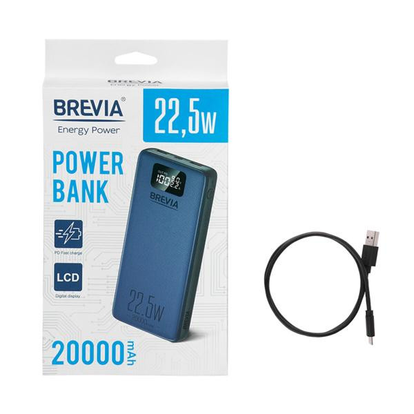 Buy Power Bank) Brevia 20000Mah 22,5w Li-Pol, LCD
