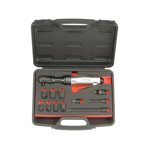 Buy 3/8 "Pneumotrashka (81 nm) 160 Vol/Min C Set of Heads 12 BC (Force 3126)