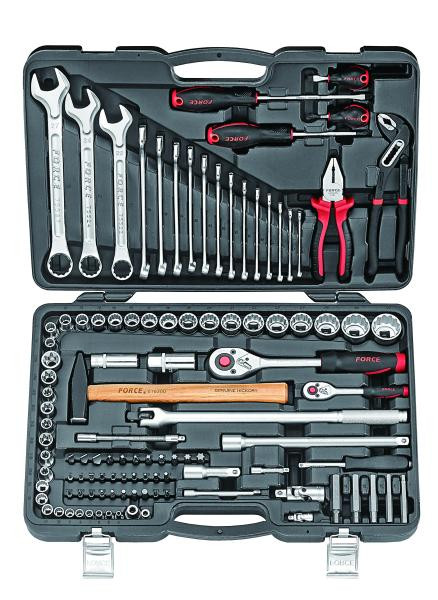 Купить 1/4" и 1/2" Набор инструмента 6-гр. 110 пр. (FORCE 41101)