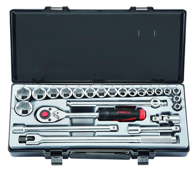 Купить 1/2" Набор инструмента 6-гр. 24 пр. (10-32 мм) (FORCE 4243-5)