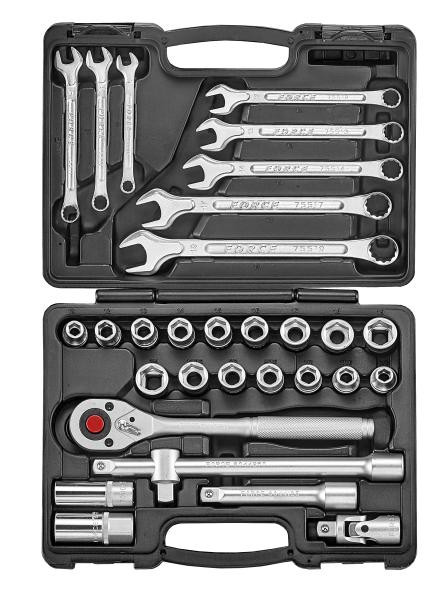 Купить 1/2" Набор инструмента 6-гр. 31 пр. (FORCE 4312)