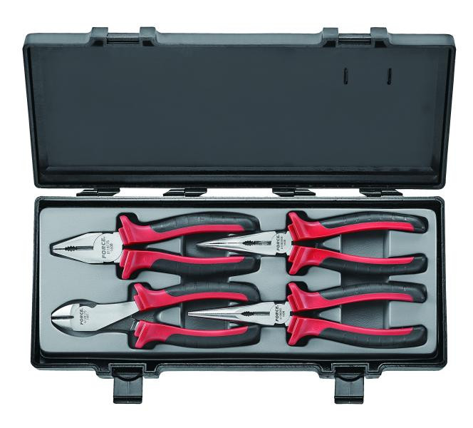 Купить Набор: пассатижи, бокорезы, длинногубцы 4 пр. (FORCE 5046)