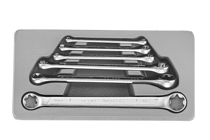 Купить Набор ключей накидных Е-профиль (Torx) 6 пр. (E6-E24) (FORCE 5062)