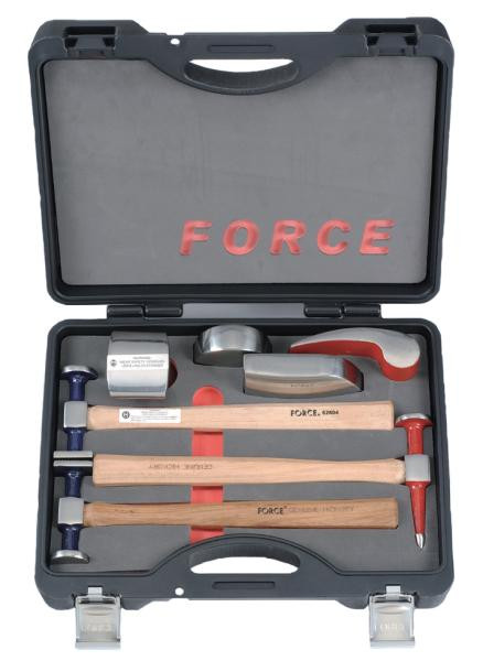 Купить Набор оправок и молотков для рихтовочных работ 7 пр. (FORCE 50713B)