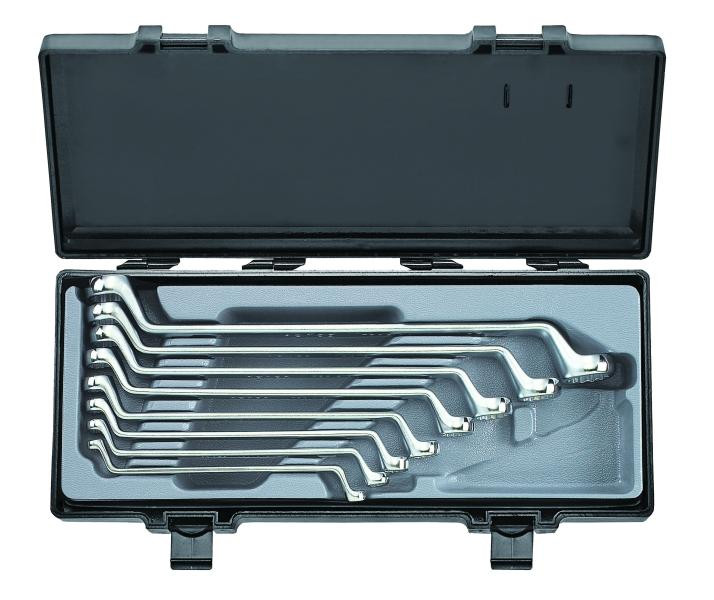 Купить Набор ключей накидных, отогнутые на 75° 8 пр. (6-23 мм) (FORCE 5081)