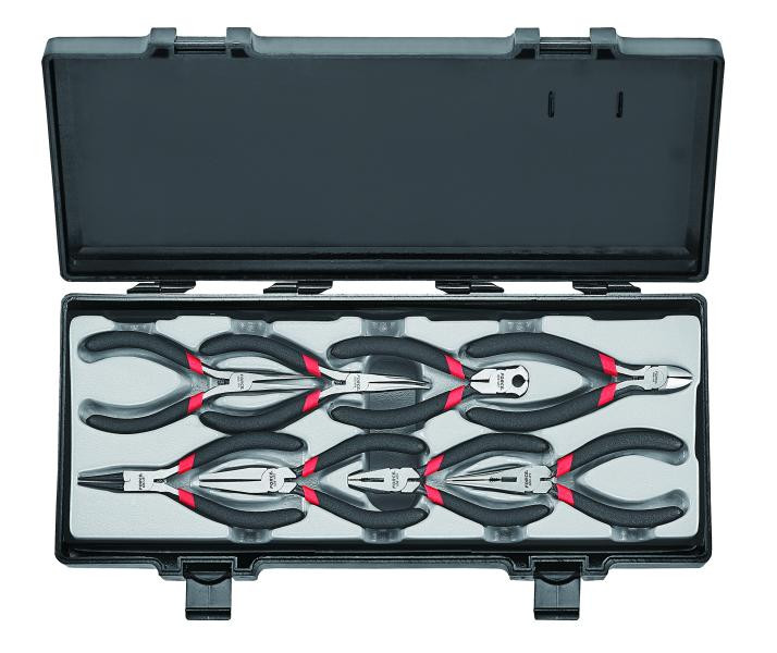 Купити Набор: бокорезы, пассатижи, круглогубцы (мини) 8 пр. (FORCE 50814)