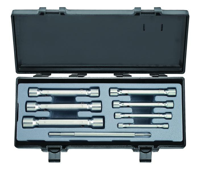 Купити Набор ключей трубчатых с воротком 8 пр. (6-19 мм) (FORCE 50817)