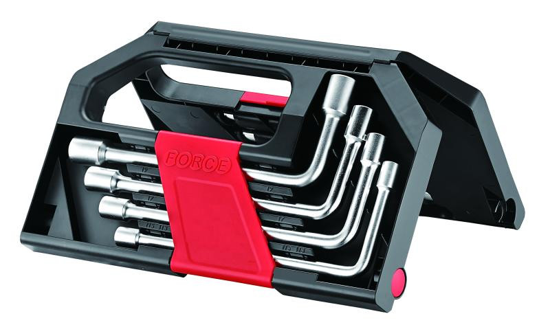 Купити Набор ключей торцевых изогнутых 6-гр. 8 пр. (8-19 мм) (FORCE 50829)