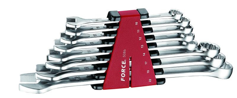 Купить Набор ключей рожково-накидных 8 пр. (10-22 мм) (FORCE 5086)