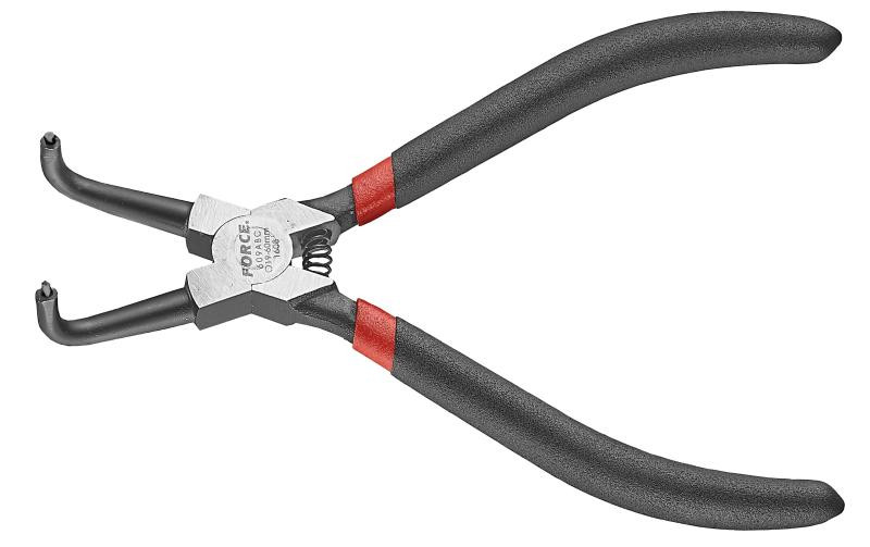 Купити Щипцы для снятия стопорных колец отогнутые на 90° (сжатие), L=140 мм (FORCE 60905ABC)