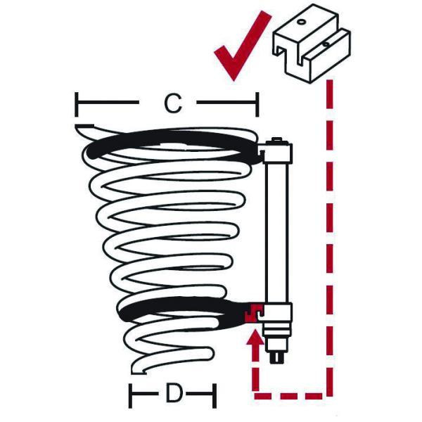 Купить Набор для снятия пружин (подвеска типа MacPherson) (FORCE 908T5)
