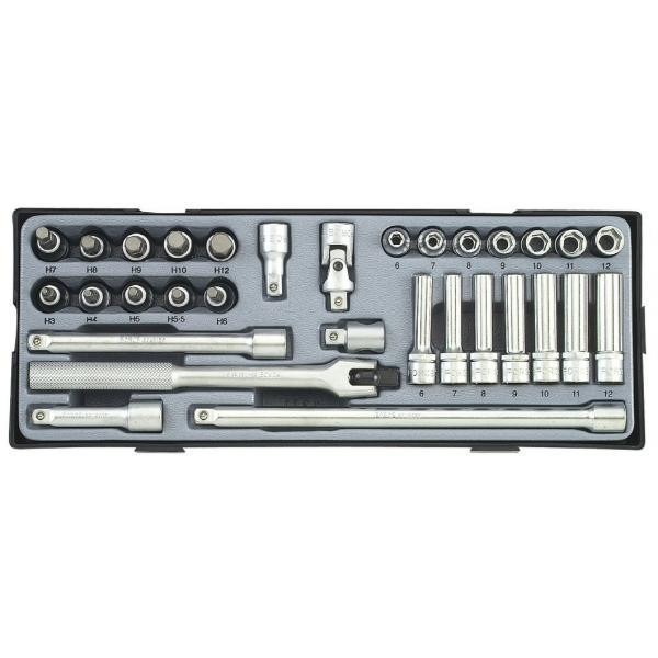 Купить 3/8" Набор головок 31 пр. (в ложементе) (FORCE T3311)