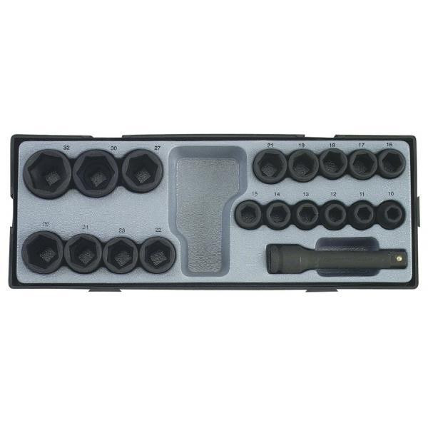 Купить 1/2" Набор головок ударных 6-гр.19 пр. (FORCE T4193)