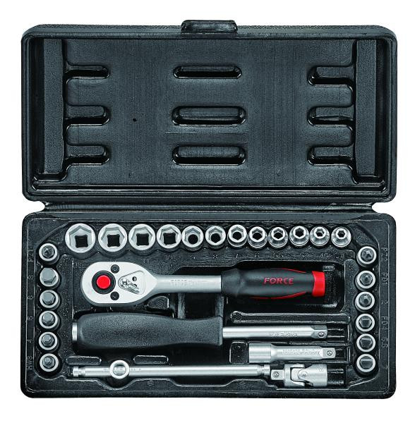 Купити 1/4" Набор инструмента 6-гр. 29 пр. (FORCE 2292)