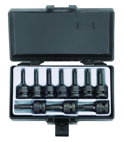 Купить 1/2" Набор головок-бит Torx ударных 10 пр. (T20-T70) (FORCE 41013)