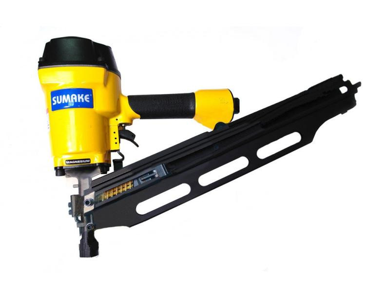 Купити Гвоздезабивной пневмопистолет (L гвоздя=90 мм) (Sumake S-90D)