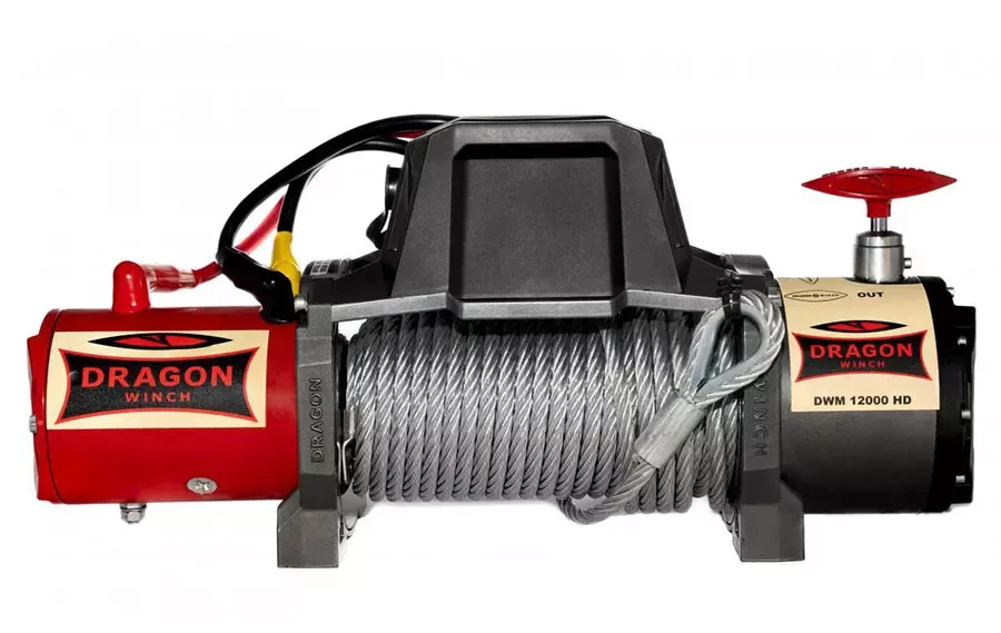 Купить Лебедка автомобильная электрическая Dragon Winch DWM 12000 HD 12 В трос 20 м