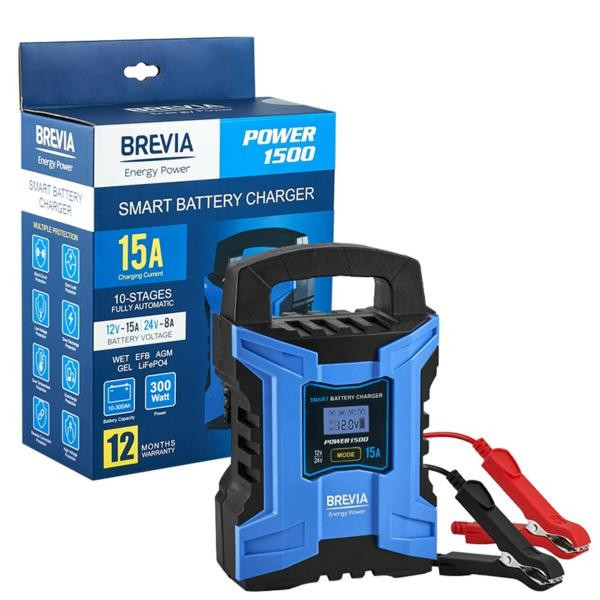 Buy Brevia Power1500 15A, 12V/24V charger