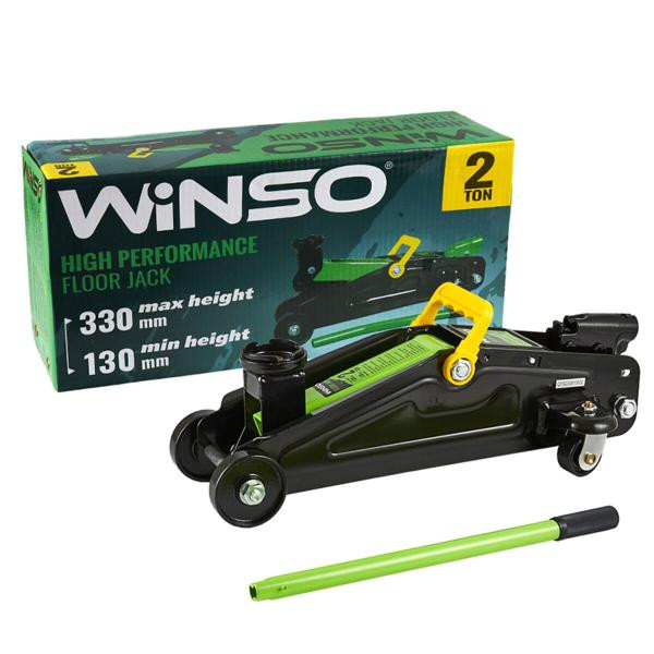 Купить Домкрат гидравлический подкатный Winso 2т 130-330мм картон 7кг